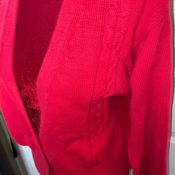 Vintage Red Cardigan - Picture 3 of 4